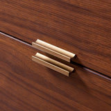 Teamson Home Buffet Bas de Salon entrée Salle à Manger Faux marbre Bois Noyer Ashton VNF-00081