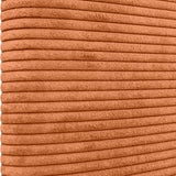 DHOME Tête de Lit Rembourrée Lisse et Courbée 70cm en Velours Côtelé Premium pour Mur Acoustiques Absorbantes Tête de Lit pour Chambre (Orange, 140cm)