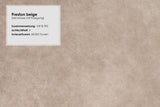 CAVADORE Mavericco Big Sofa Love Seats, Microfibre, Aspect Cuir : Beige
