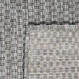 Tapis Intérieur Et Extérieur Balcon Terrasse Tapis Cuisine Monochrome Moucheté, Dimension:200x280 cm, Couleur:Gris