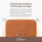 DHOME Tête de Lit Rembourrée Lisse et Courbée 70cm en Velours Côtelé Premium pour Mur Acoustiques Absorbantes Tête de Lit pour Chambre (Orange, 140cm)