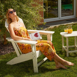 TecTake 800814 Chaise de Jardin Extérieur Design Adirondack Forme Ergonomique Résistant aux Intempéries Charge Max. 120 Kg – Diverses Couleurs (Gris-Gris)