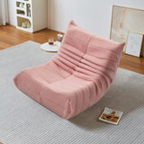 KeepGoon Chaise pliable, fauteuil de méditation et de relaxation, coussin thaï pour loisirs et méditation, maison ou bureau, couleur au choix (rose)