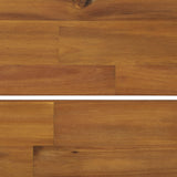 Beliani Banc de Jardin Design en Bois d'Acacia Clair 160 cm Look Naturel et Très Tendance pour Intérieur et Extérieur au Style Rustique et Boho