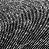 Carpettex Tapis en Coton Chenille Gris 240x340 cm Lavable, Style Boho, Poils Courts Vintage Kelim, Antidérapant et Doux, Mélange Monochrome, pour Salon, Chambre, Bureau & Cuisine
