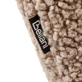 Fauteuil Vintage Classique en Bouclé Structure en Métal Siège Large Beige Cotulla