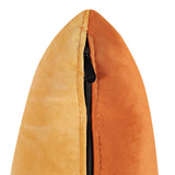 Chaise Longue de Salon Côté Gauche avec Rembourrage en Velours Orange Gonesse