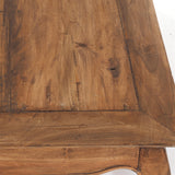 Design Delights Table opium East 80 - 80 x 80 x 35 cm (l x p x h) acajou massif - Table d'appoint en bois massif - Table basse - Couleur : 01 Vintage naturel