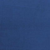 Canapé Convertible 2 Places en Velours Bleu Marine Accoudoirs Ajustables York