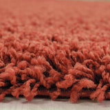 Home by Home Tapis doux et épais style shaggy moderne Uni Plusieurs formes et tailles disponibles, 100 % polypropylène, Terre, 240x340 cm