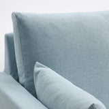 HYLTARP Canapé-lit 2 places Kilanda bleu pâle
