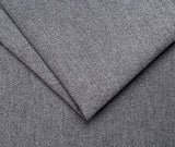 DOMO. Collection Canapé bohème, canapé 3 Places, Style bohème, canapé 3 Places, canapé rembourré, 224 x 109 x 81 cm (l x p x h), Gris foncé