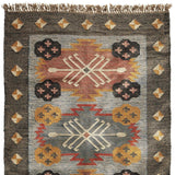 Ripaz Vogue - Kilim Tapis rectangulaire durable en laine et jute – Fait à la main pour décoration d'intérieur moderne, salon, chambre à coucher, 180 x 270 cm