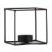 F Fityle Chandelier Géométrique en Métal Style Nordique 3D Porte-Bougie de Mariage Décoration de Maison - Noir - Taille 3_20x12x12cm