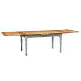 Biscottini Table a Manger Extensible 160x80x80 cm Made in Italy | Table Cuisine | Table Extensible Style Country | Table Salle a Manger Extensible