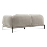 Mobilier-Deco Heidi - Canapé 3 Places en Velours côtelé Taupe