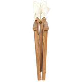 vidaXL Chaises de metteur en scène Pliantes 2 pcs Bois de Teck Massif