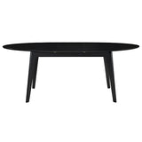 Miliboo Table à Manger Extensible Noire L160-200 cm MARIK