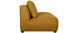 Miliboo Chauffeuse Double Design en Tissu Jaune Cumin PLURIEL
