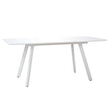 FAMIROSA Table de Salle à Manger Blanc Brillant 180x90x76 cm MDF