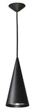 Aric 50428 Susp. Kony LED 9,5W/3000K, Aluminium, 9 W, Noir