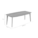 Miliboo Table à Manger Extensible scandinave en Bois Clair L150-200 Leena