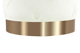 Qiyano Banquette rembourrée en velours - Tabouret de coiffeuse - Beige