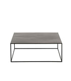 J-Line by Jolipa Table de Salon Moderne carrée métal Noir