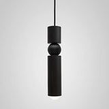 GU10 Creative salle à manger suspension lampe hauteur réglable couloir lampe abat-jour en verre chambre table à manger allée villa chevet véranda escaliers café salon lustre blanc chaud 6 * 35cm,Noir