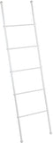 Wenko 22508100 Échelle Porte-serviettes Viva - porte-vêtements, Acier, 43 x 156,5 x 3,5 cm, Blanc