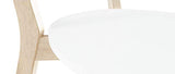 Miliboo Chaises Design Bois et Blanc (Lot de 2) Leena