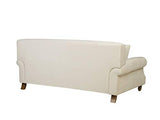 Beliani - Canapé 3 Places - Eike - Velours, Beige