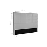 Tête de lit Moderne en Tissu Beige Naturel L160 cm Anatole