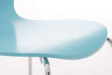 Chaise Empilable Calisto en Bois - Assise Ergonomique - Chaise de Salle d'Attente en Bois Chaise, Hauteur Assise 45 cm -Couleurs au Choix:, Couleurs:Bleu Clair