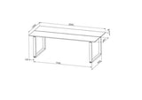 Furniture 247 - Omega Table - Chêne noir