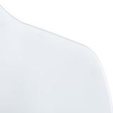 H.J WeDoo Lot de 2 Chaise Salle à Manger, Fauteuils Scandinave de Chaise latérale Design rétro avec Jambe de Bois de hêtre Massif - Blanc