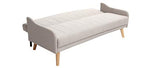 Miliboo Canapé Convertible scandinave 3 Places Gris Arya