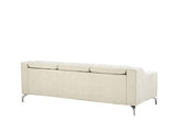 Beliani - Canapé d'angle - Glosli - Velours, Beige
