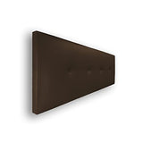 Silcar Home Tête de lit tapissée en Similicuir modèle Silvi Dimensions 90 cm, 105 cm, 115 cm, 145 cm ou 160 cm, Rembourrage, Transport Inclus, Fixations incluses. (Chocolat, 160)