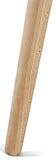Furnhouse Ibbe Design Opus Ronde Table Basse de Salon Style Moderne Skandinave Table de Salon Noir, MDF et Bois Pieds en Bois de Hêtre Massif, 90x90x45 cm