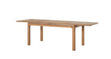 LoftStory Table de salle à manger extensible en chêne Monténégro 40, 160-250 x 90 x 78 cm, bois massif chêne, idéale pour la cuisine, le salon, les meubles style nordique, couleur chêne rustique
