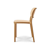 Kosmi - Chaise de Salle à Manger Moutarde Style Vintage