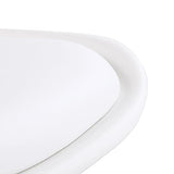 H.J WeDoo Lot de 4 chaises de Salle à Manger scandinaves, Chaises Rétro Bois de hêtre Massif- Blanc