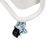 Amazon Basics Chariot de rangement à 3 niveaux pour la cuisine ou la buanderie avec roulettes - Blanc