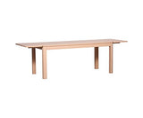 KEO Malo Table de séjour 8 Personnes et avec Les 2 allonges (vendues séparement) 12 personness, Bois, 180 x 90 x 77 cm