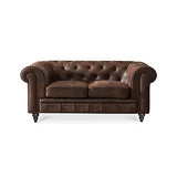 INTENSE DECO Canapé Chesterfield 2 Places Vintage
