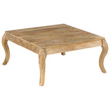 N/O Profitez de Vos achats avec Table Basse 80x80x40 cm Bois de manguier Massif
