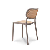 Kosmi - Chaise de Salle à Manger Beige Style Vintage