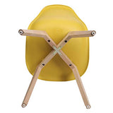 AltoBuy MELYA - Lot de 2 Chaises Scandinaves Jaune Moutarde