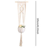 Porte- Plantes suspendues Macramé de Suspension de Plante pour Décoration de Jardin intérieur/ extérieur Décoration de la Maison